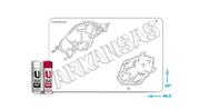Arkansas Combo Logos Stencil Kit